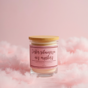 Świeca sojowa – miła byłam wczoraj